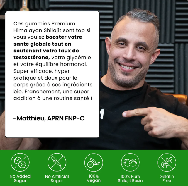 Shilajit Homme